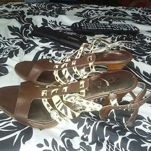 Nine West cheetah heels